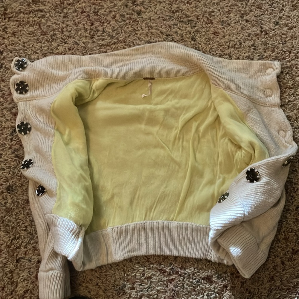 Free people lined jacket/sweater - Picture 3 of 5